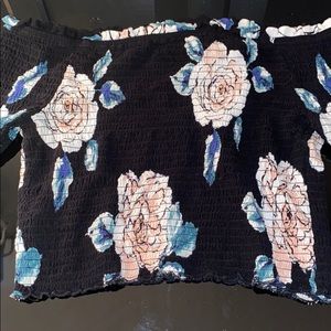 Floral crop top